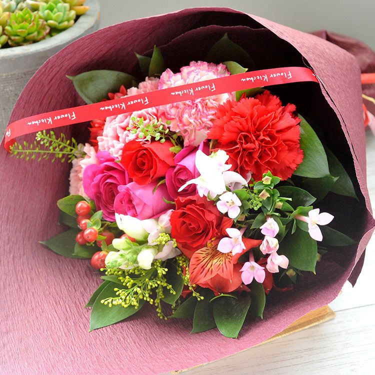 スタイルで選べるバラギフト 誕生日 アレンジメント