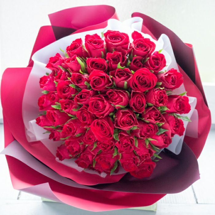 50本バラの花束 誕生日 プレゼント