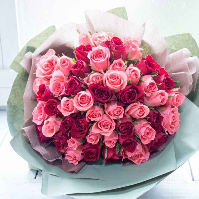 50本バラの花束 誕生日 プレゼント