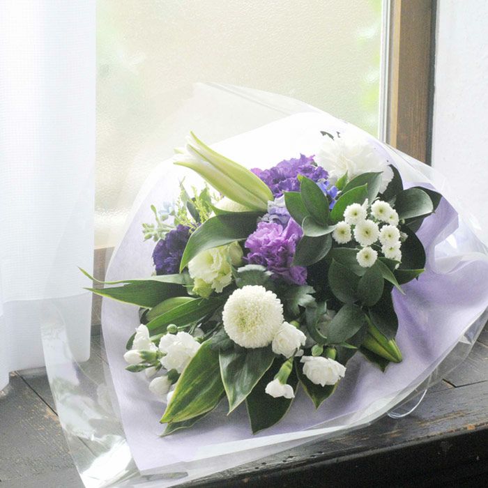 旬のおまかせお供え花Lサイズ お悔やみ 選べる アレンジメント 花束