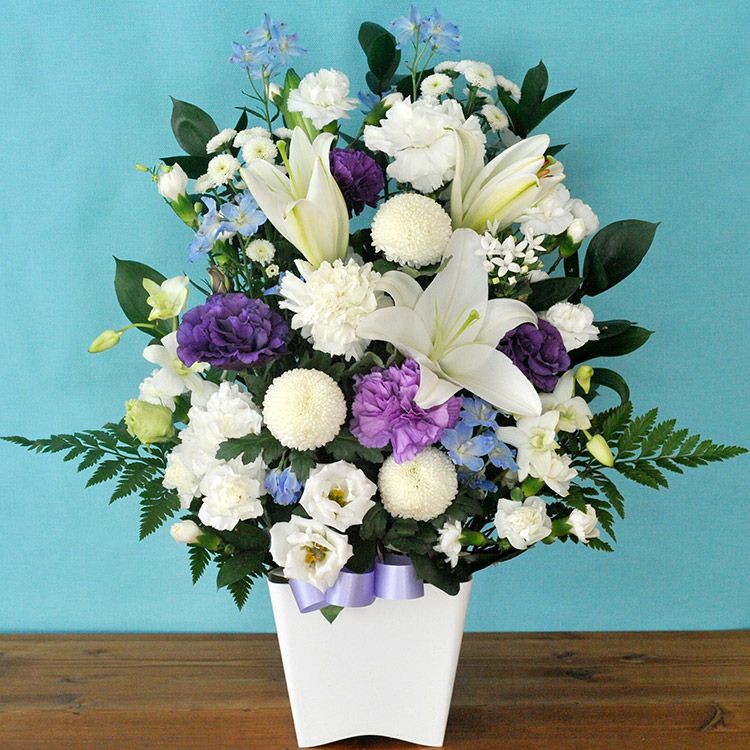 旬のおまかせお供え花Lサイズ お悔やみ 選べる アレンジメント 花束