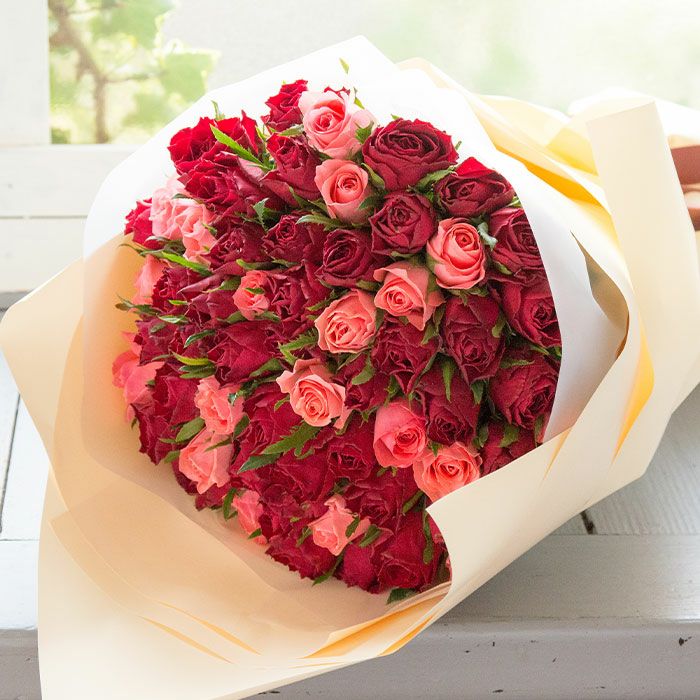 60本バラの花束 誕生日 プレゼント