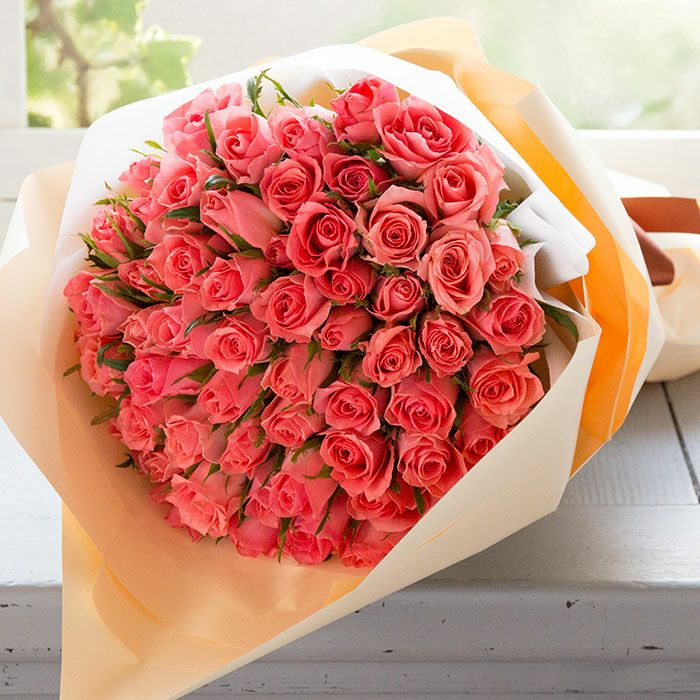 60本バラの花束 誕生日 プレゼント