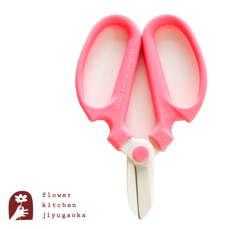 坂源 Sakagen 花はさみ ピンク Fkrsl Flower Kitchen Jiyugaoka