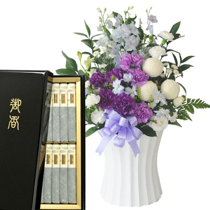 お供えアムーンダストレンジL＋「瑞雲」線香セット