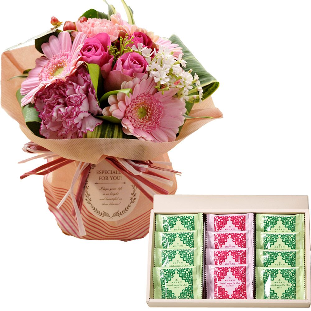 旬のスタンディングブーケ+銀座千疋屋 銀座フルーツラング