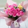 12本バラのハグブーケ 誕生日 花束 プレゼント