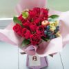 12本バラのハグブーケ 誕生日 花束 プレゼント