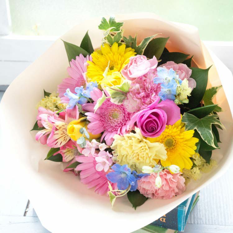 ガーベラミックス花束 誕生日 プレゼント
