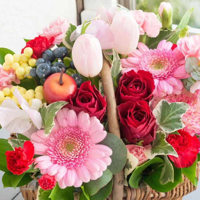  イースターバスケット 誕生日 アレンジメント プレゼント