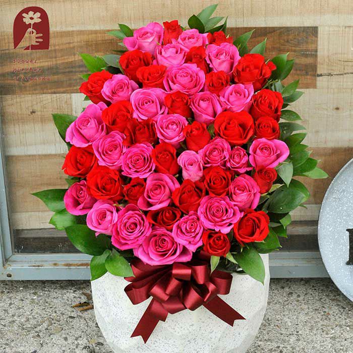 50本バラスタンド オーサムローズスタンド 開店祝い 開院祝い プレゼント